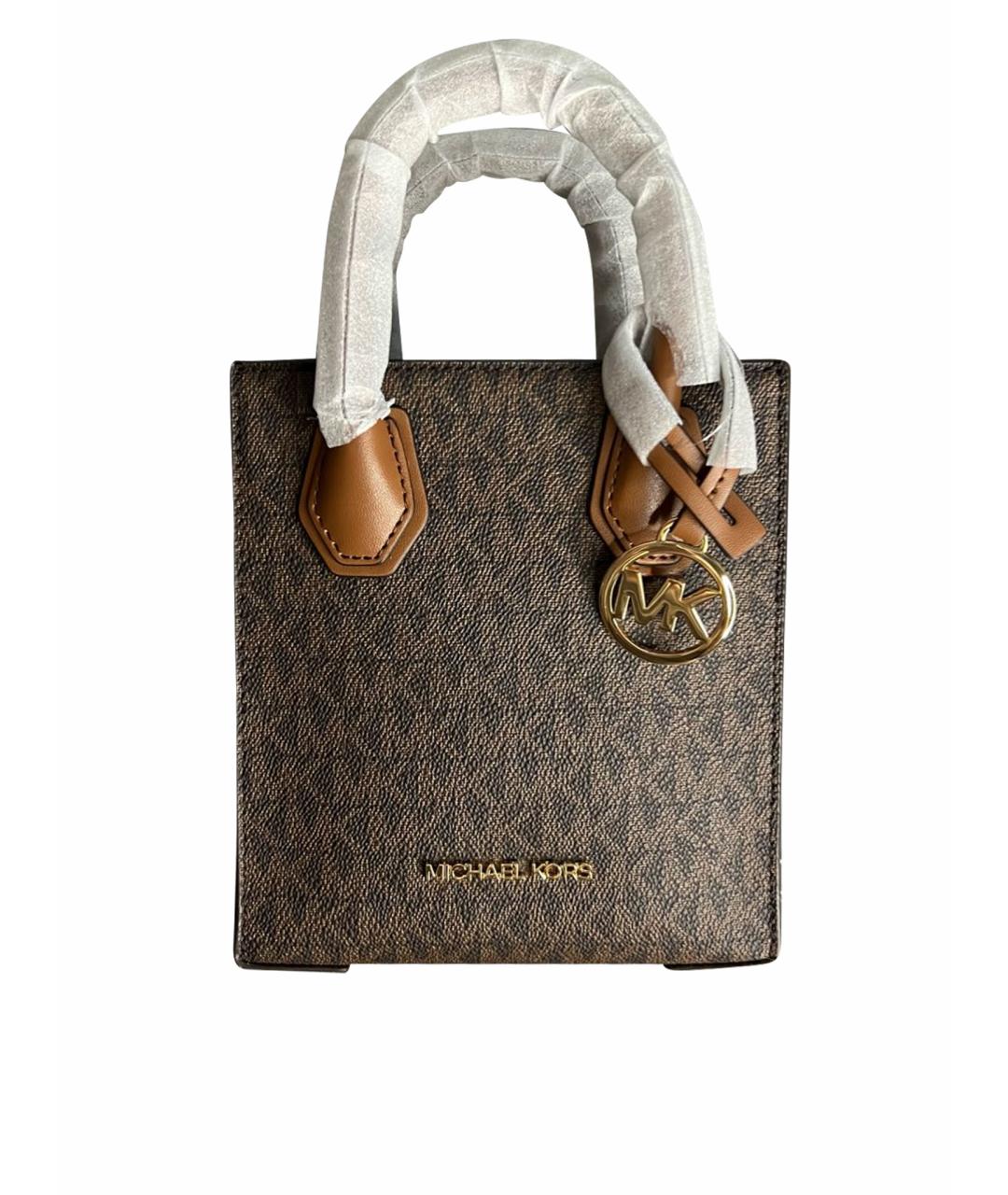 MICHAEL MICHAEL KORS Коричневая сумка с короткими ручками, фото 1