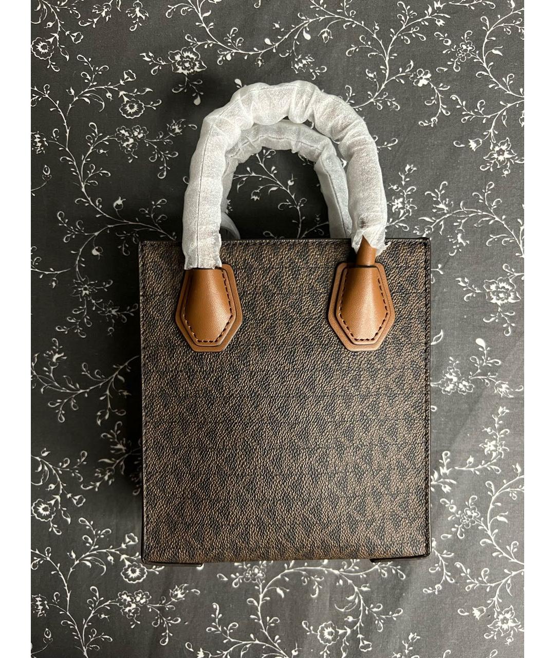 MICHAEL MICHAEL KORS Коричневая сумка с короткими ручками, фото 3