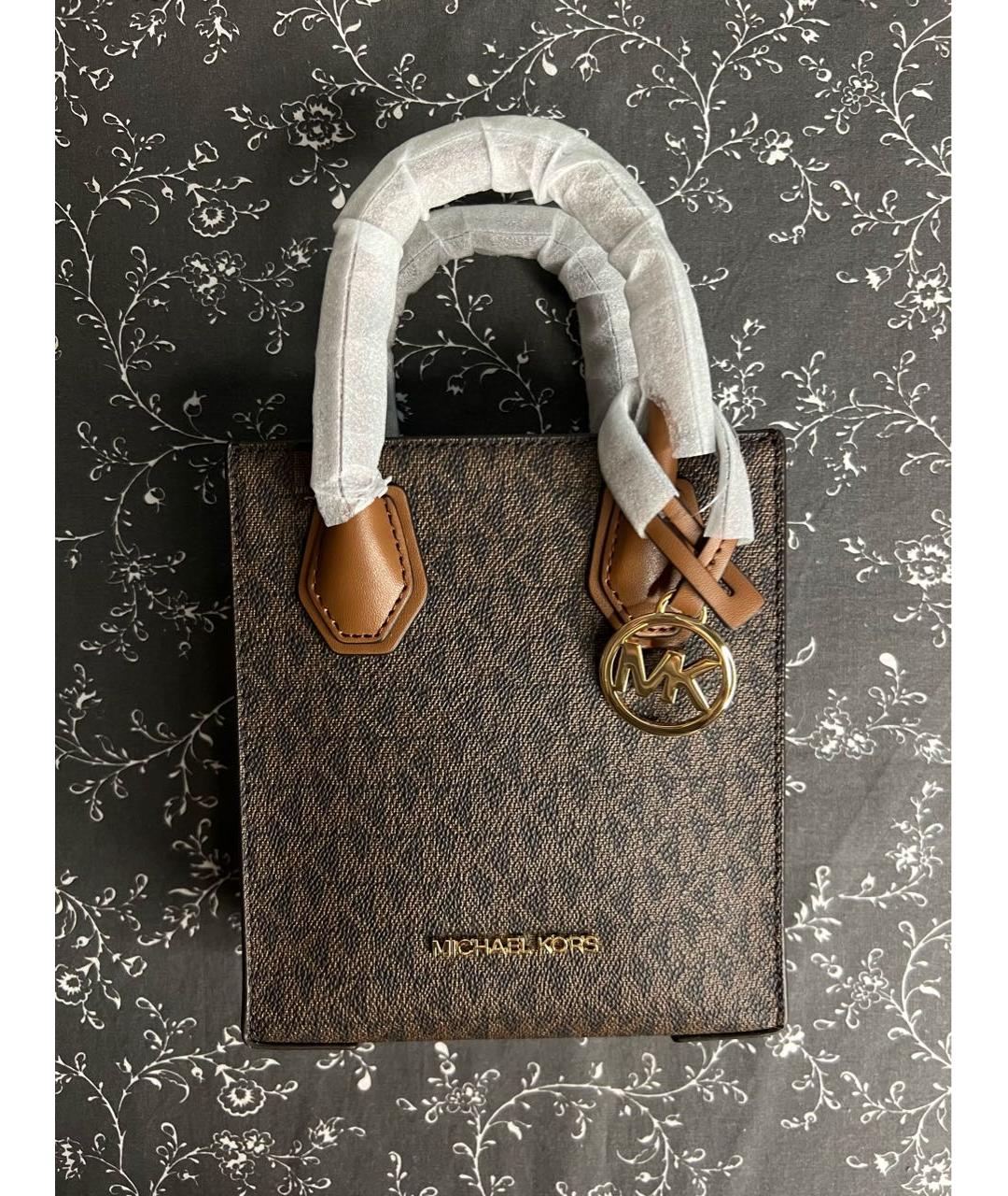MICHAEL MICHAEL KORS Коричневая сумка с короткими ручками, фото 8
