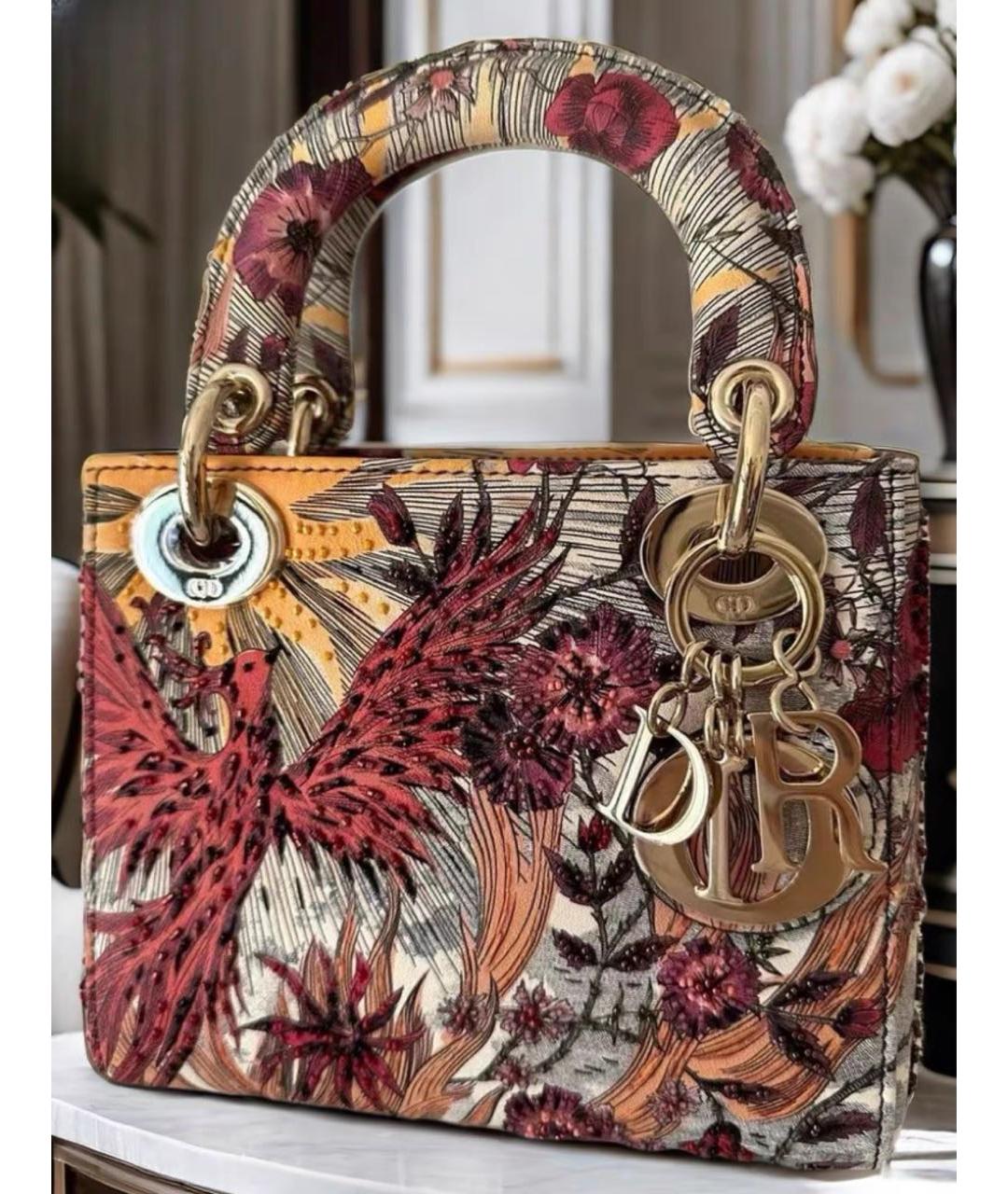 CHRISTIAN DIOR Черная кожаная сумка с короткими ручками, фото 5