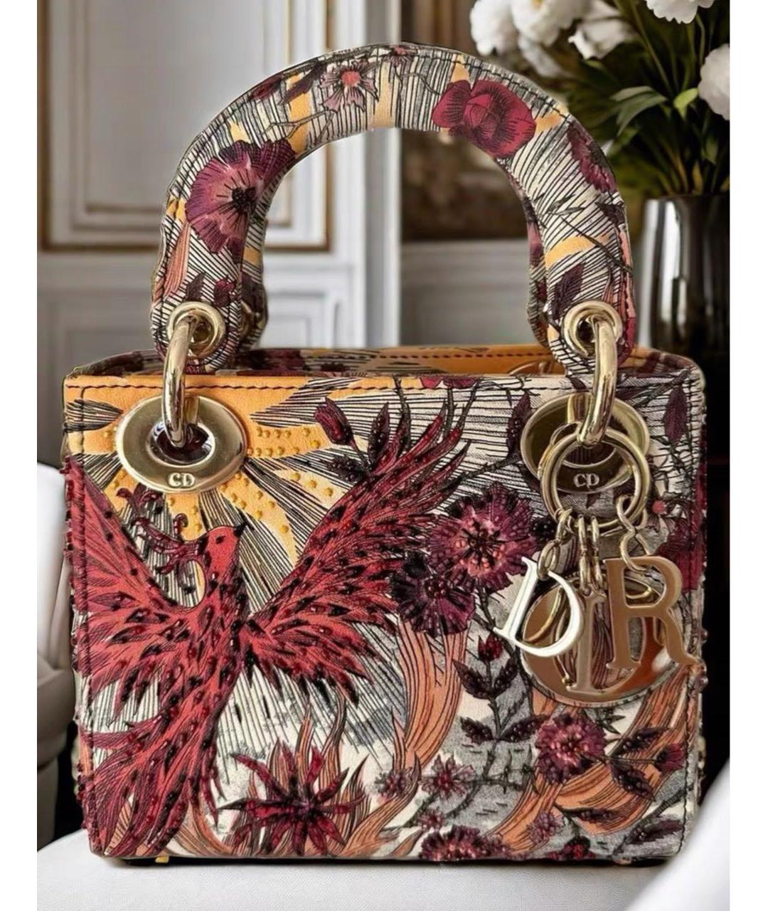 CHRISTIAN DIOR Черная кожаная сумка с короткими ручками, фото 3
