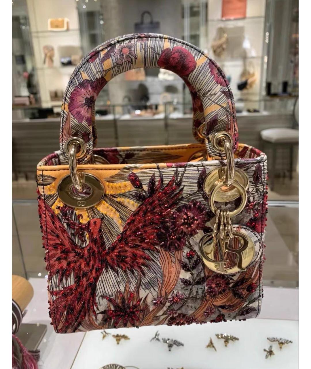 CHRISTIAN DIOR Черная кожаная сумка с короткими ручками, фото 2
