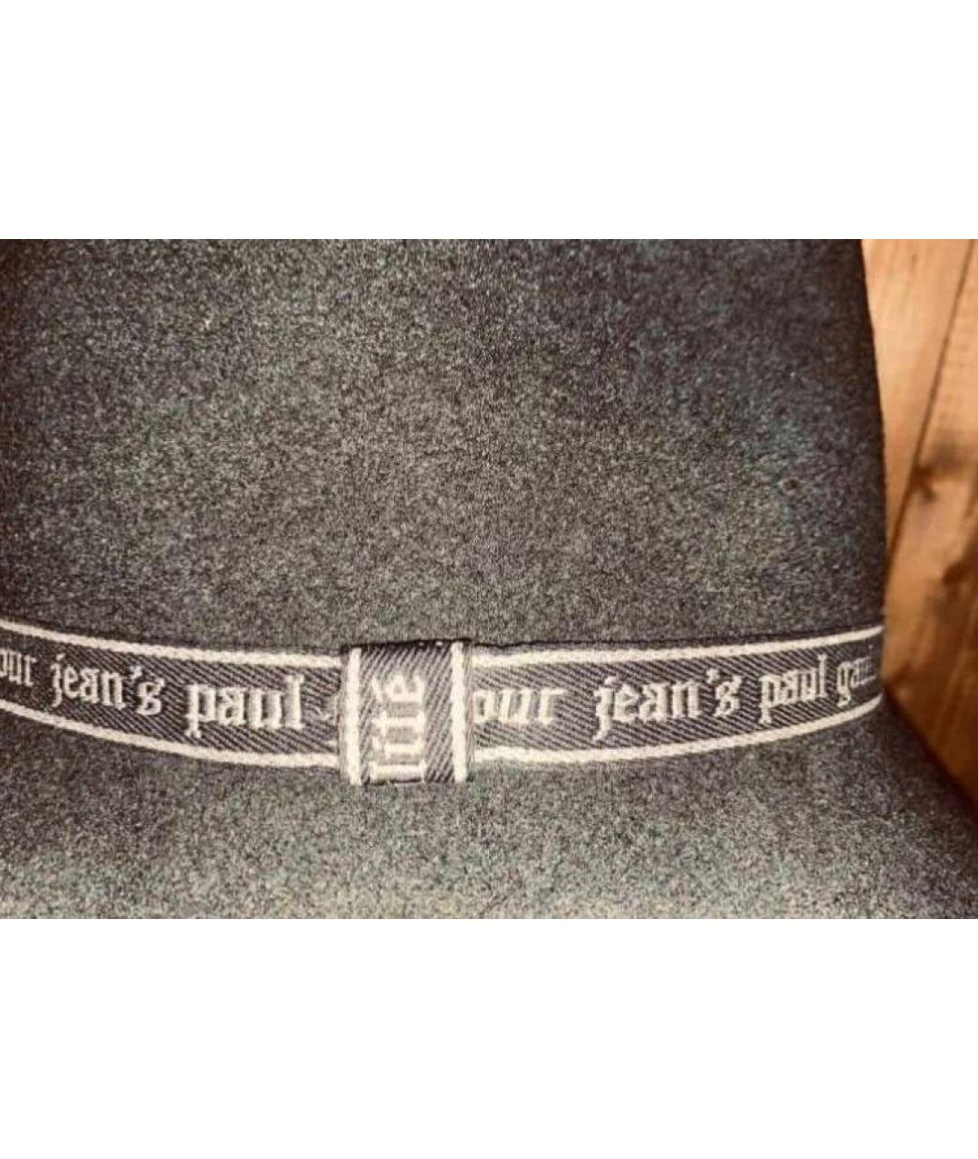 JEAN PAUL GAULTIER Черная шерстяная шляпа, фото 5