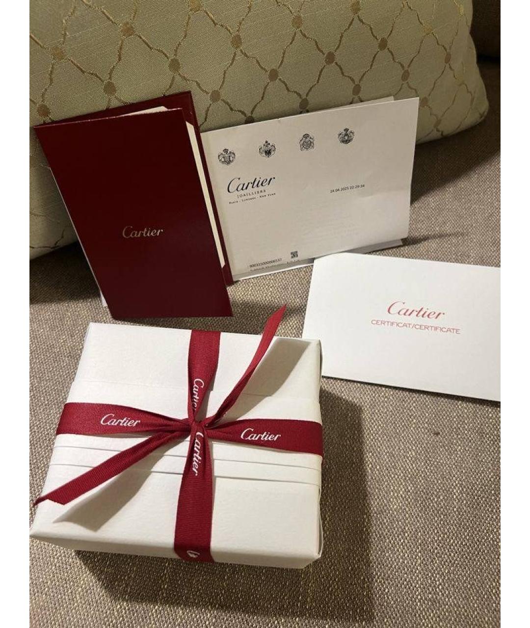 CARTIER Черный браслет из белого золота, фото 3