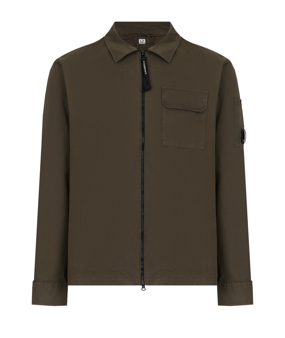 CP COMPANY Хаки хлопковая куртка, фото 1