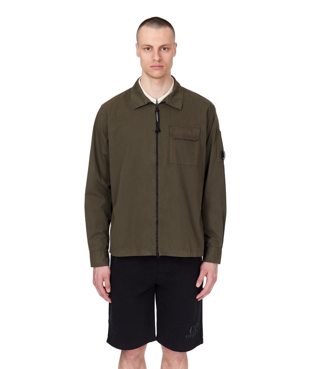 CP COMPANY Хаки хлопковая куртка, фото 3