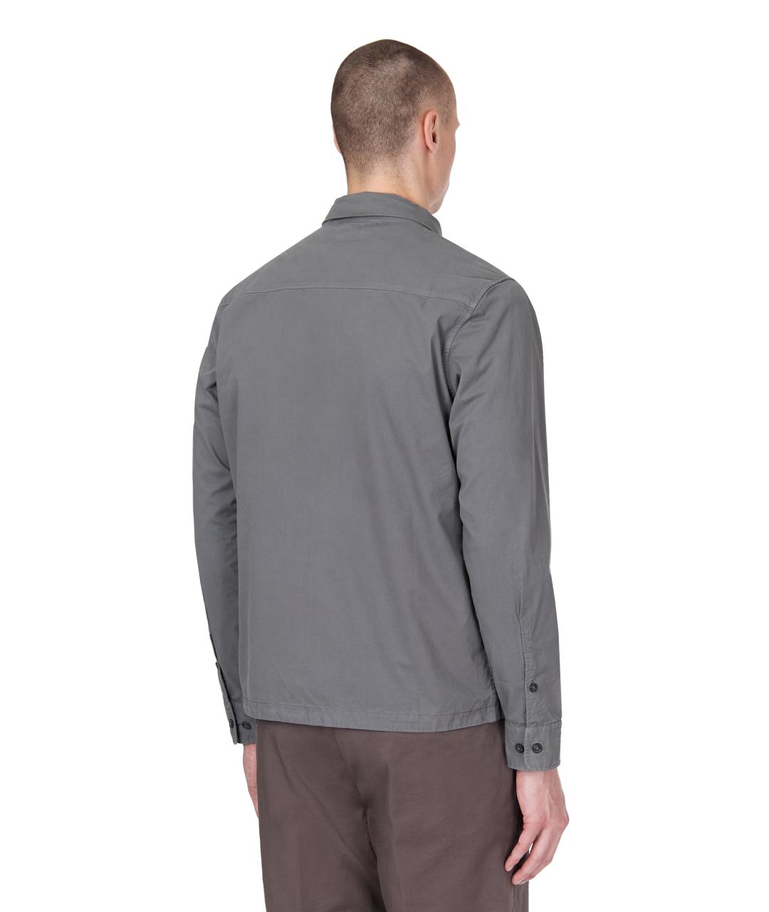 CP COMPANY Серая хлопковая куртка, фото 4