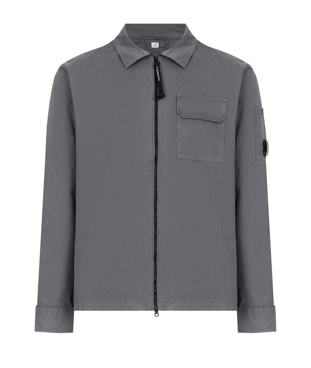 CP COMPANY Серая хлопковая куртка, фото 1