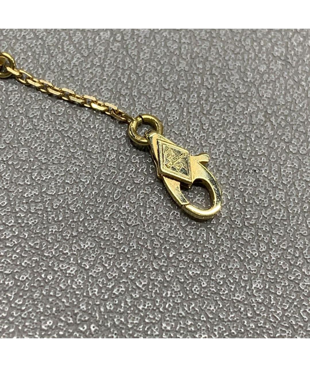 VAN CLEEF & ARPELS Белая подвеска из желтого золота, фото 5