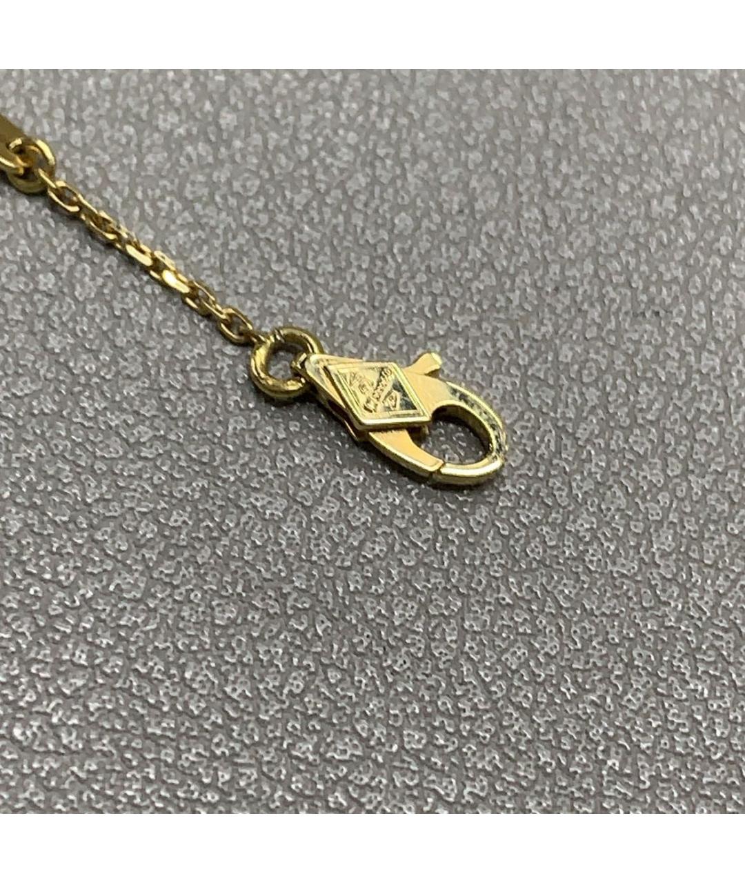 VAN CLEEF & ARPELS Белая подвеска из желтого золота, фото 6