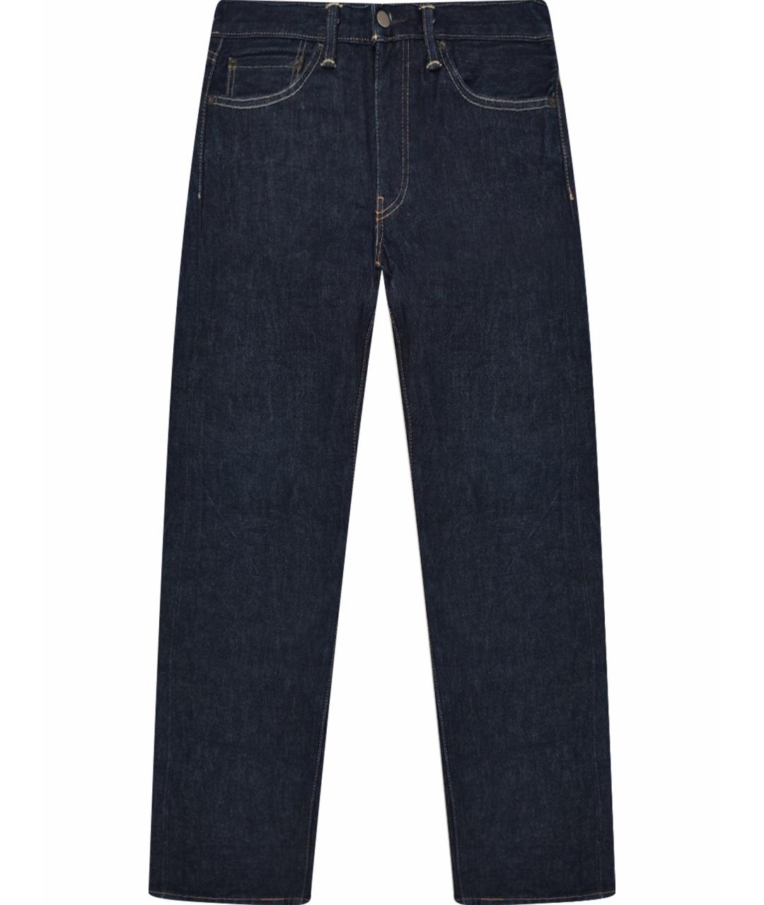LEVI'S Темно-синие хлопковые джинсы скинни, фото 1