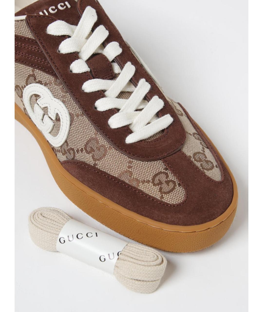 GUCCI Мульти низкие кроссовки / кеды, фото 4