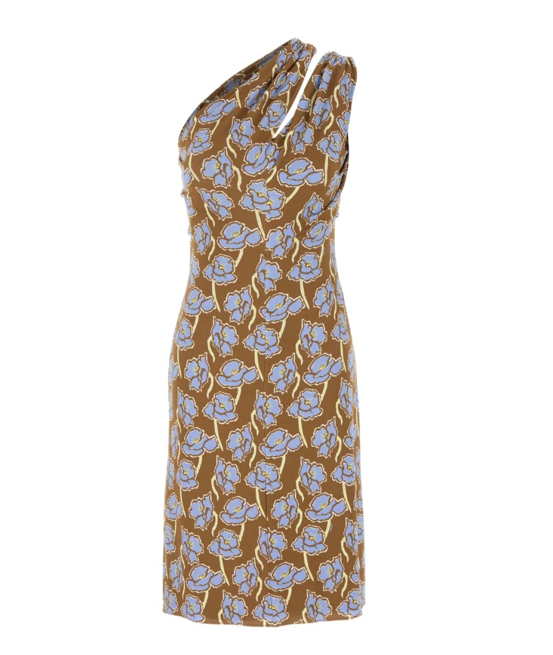 VERSACE Мульти вискозное платье, фото 1