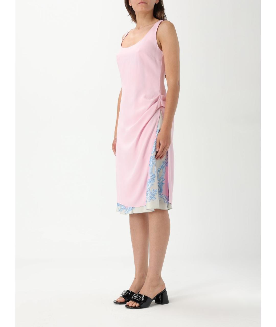 VERSACE Розовое платье, фото 4
