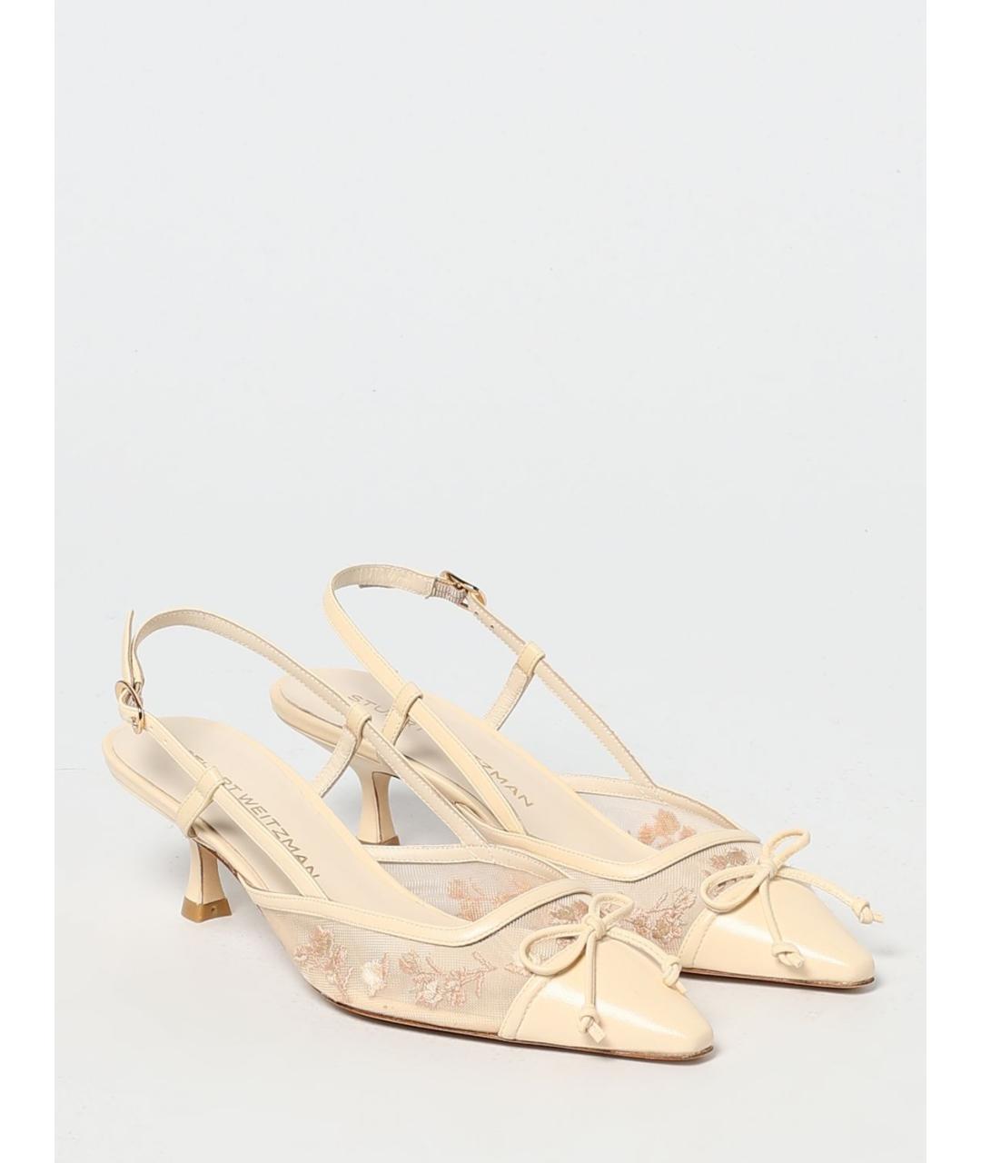 STUART WEITZMAN Бежевые туфли, фото 2