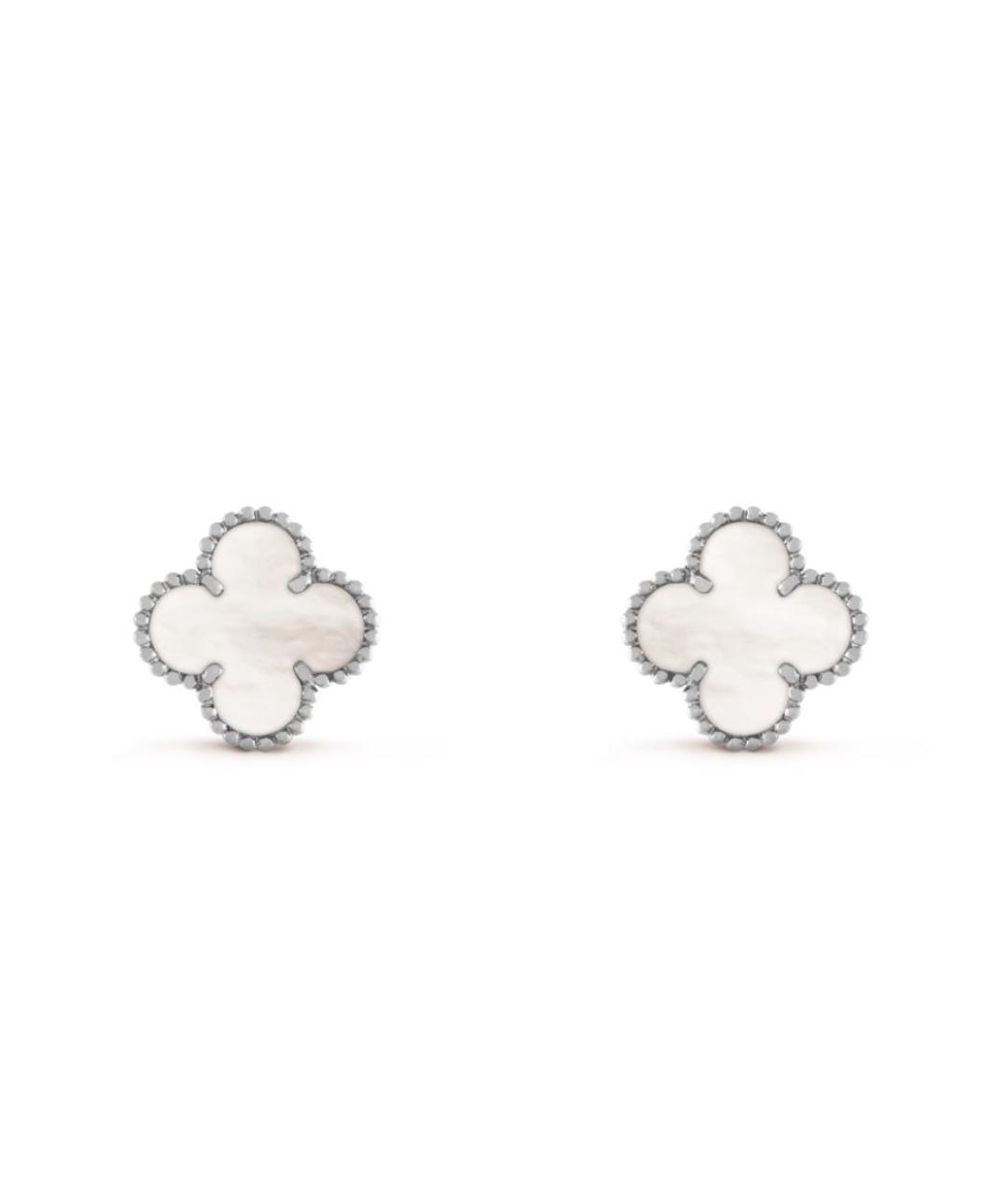 VAN CLEEF & ARPELS Белые серьги из белого золота, фото 4