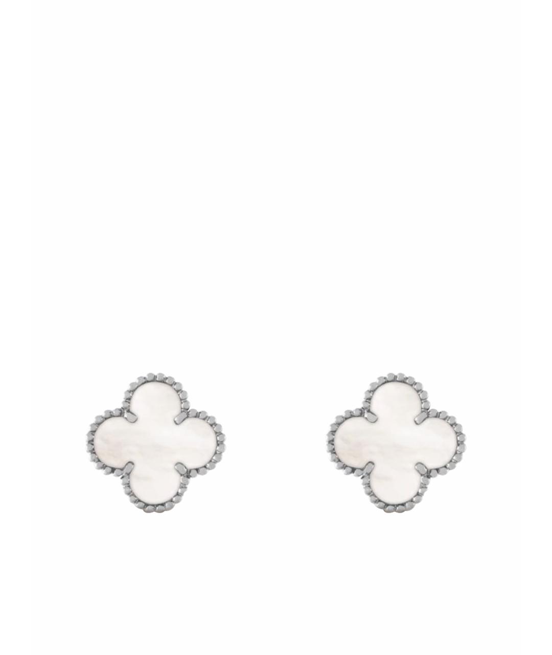 VAN CLEEF & ARPELS Белые серьги из белого золота, фото 1