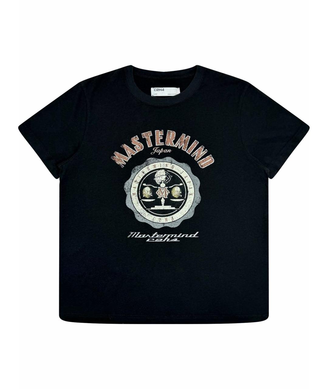 MASTERMIND JAPAN Черная хлопковая футболка, фото 1