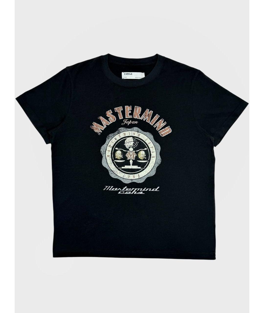 MASTERMIND JAPAN Черная хлопковая футболка, фото 6