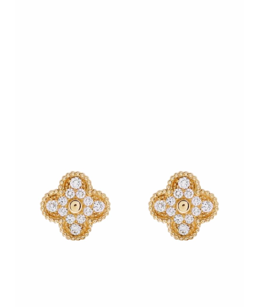 VAN CLEEF & ARPELS Золотые серьги из желтого золота, фото 1