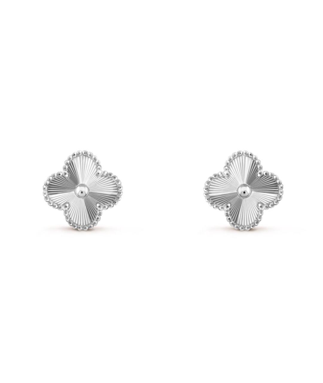 VAN CLEEF & ARPELS Серебряные серьги из белого золота, фото 3