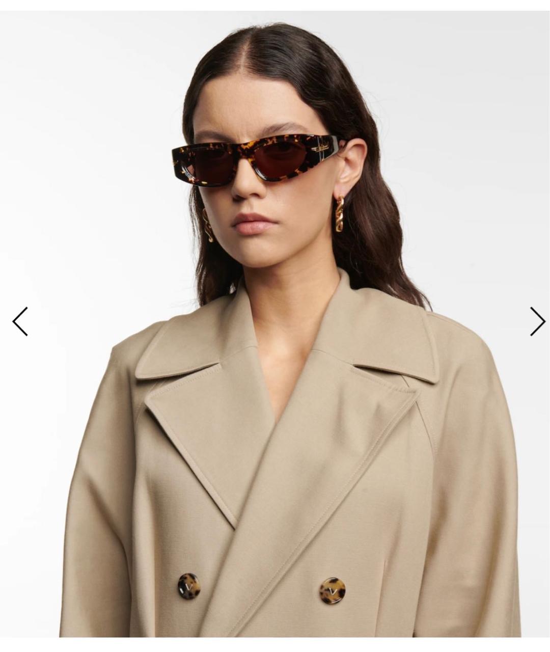 BOTTEGA VENETA Черные металлические солнцезащитные очки, фото 6