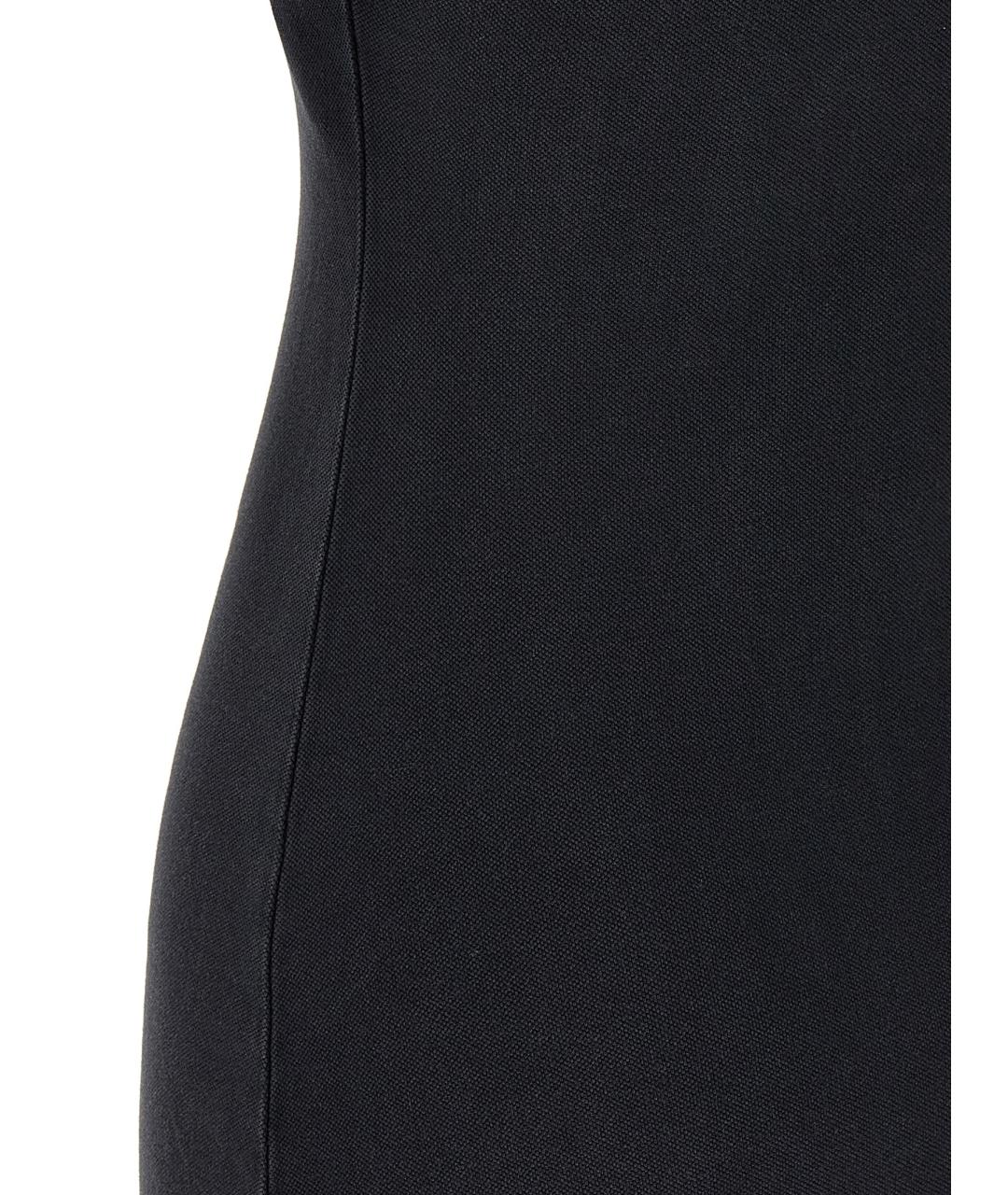 BALENCIAGA Черное хлопковое повседневное платье, фото 4