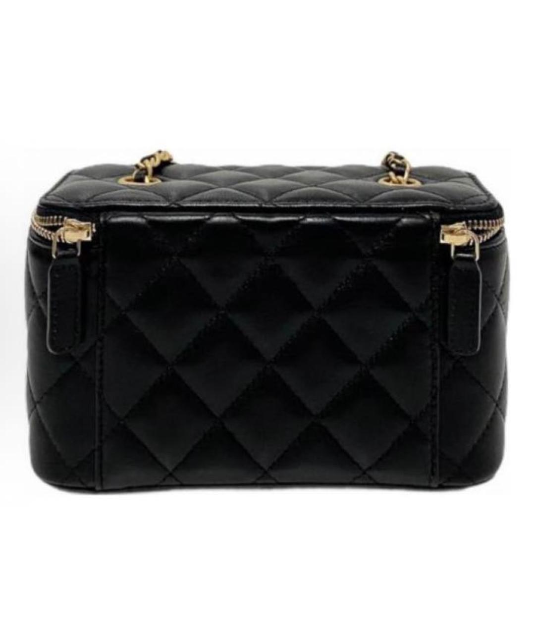 CHANEL Черная кожаная сумка через плечо, фото 4