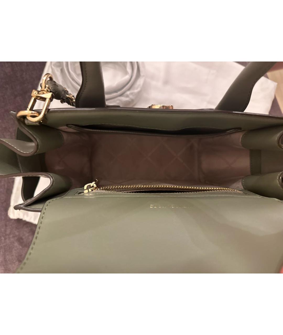 MICHAEL KORS Хаки сумка с короткими ручками из искусственной кожи, фото 4