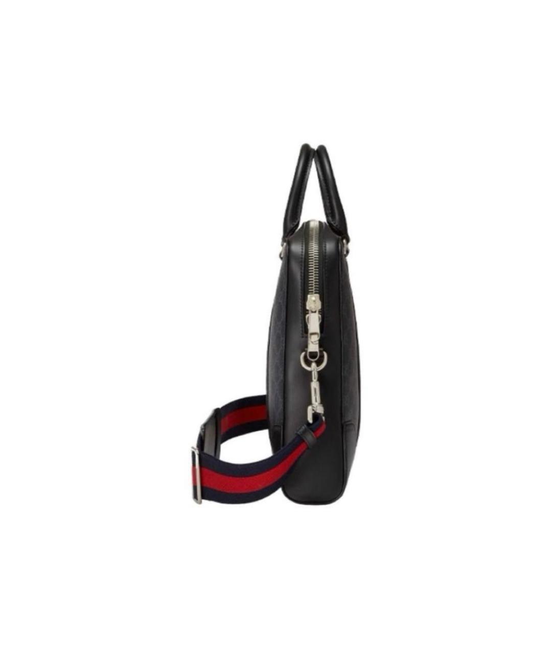 GUCCI Черный портфель, фото 3