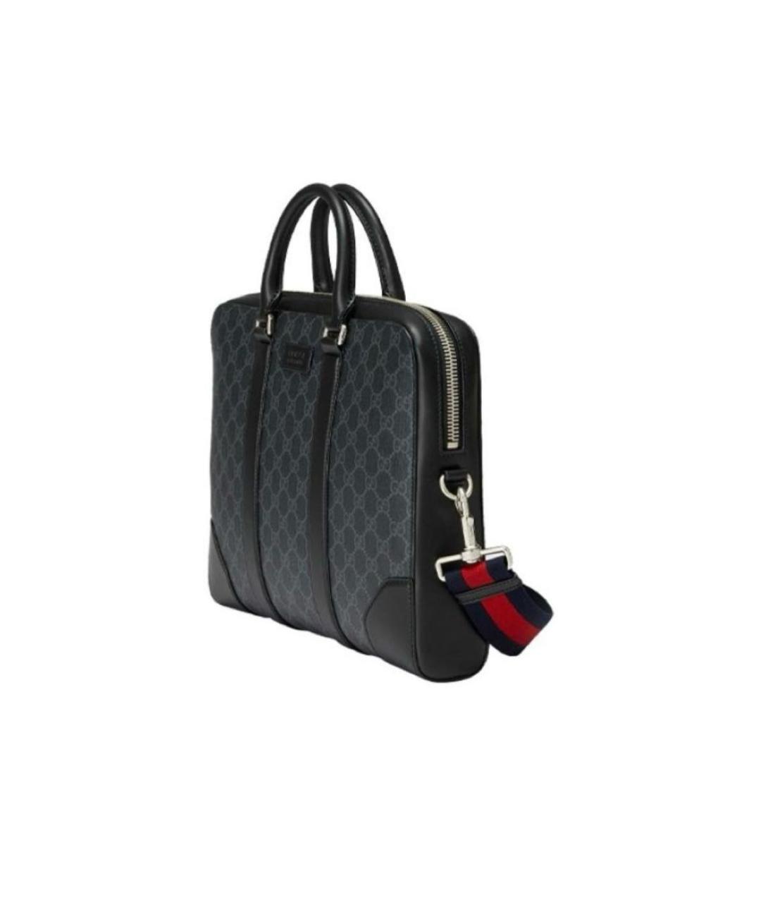 GUCCI Черный портфель, фото 2