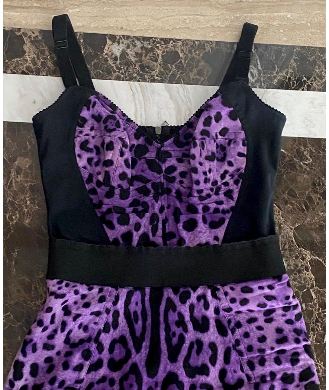 DOLCE&GABBANA Мульти шелковое боди, фото 3