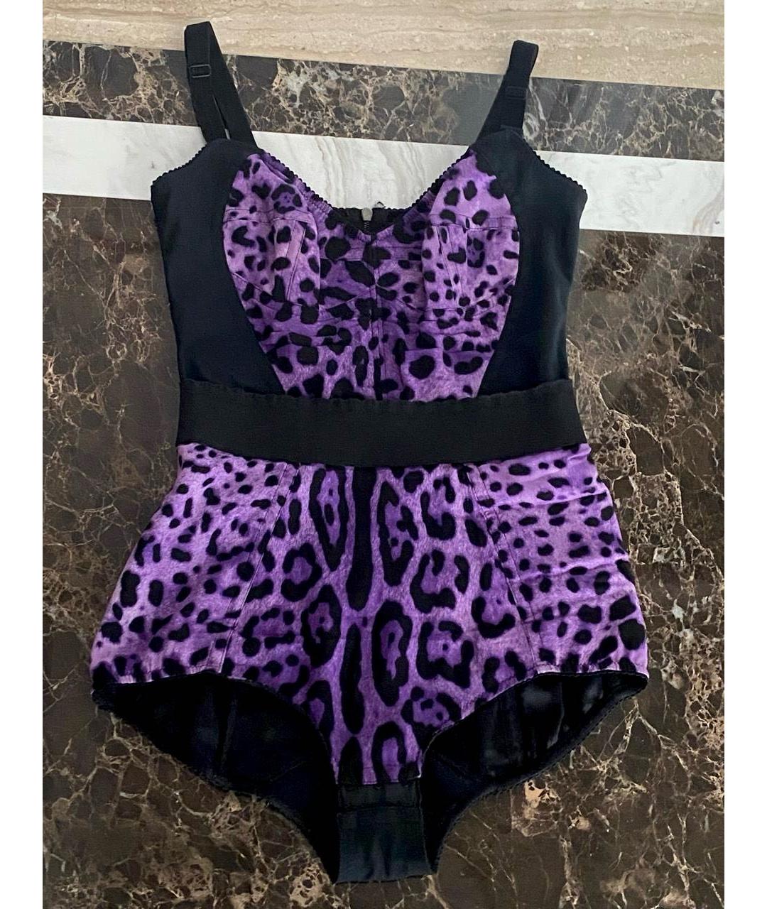 DOLCE&GABBANA Мульти шелковое боди, фото 7
