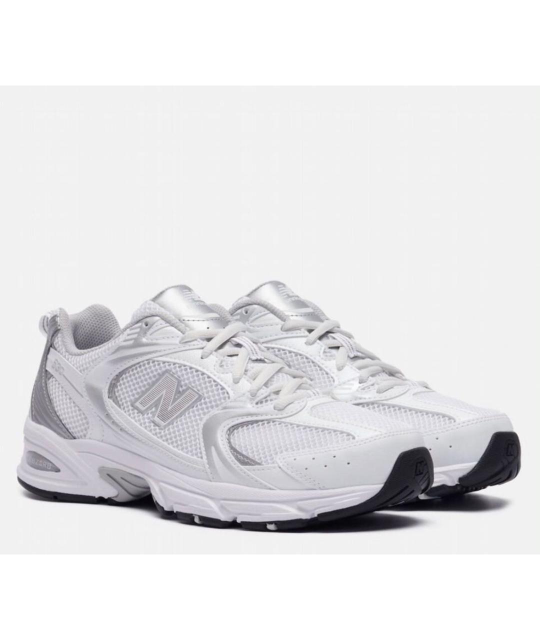 NEW BALANCE Белые текстильные кроссовки, фото 2