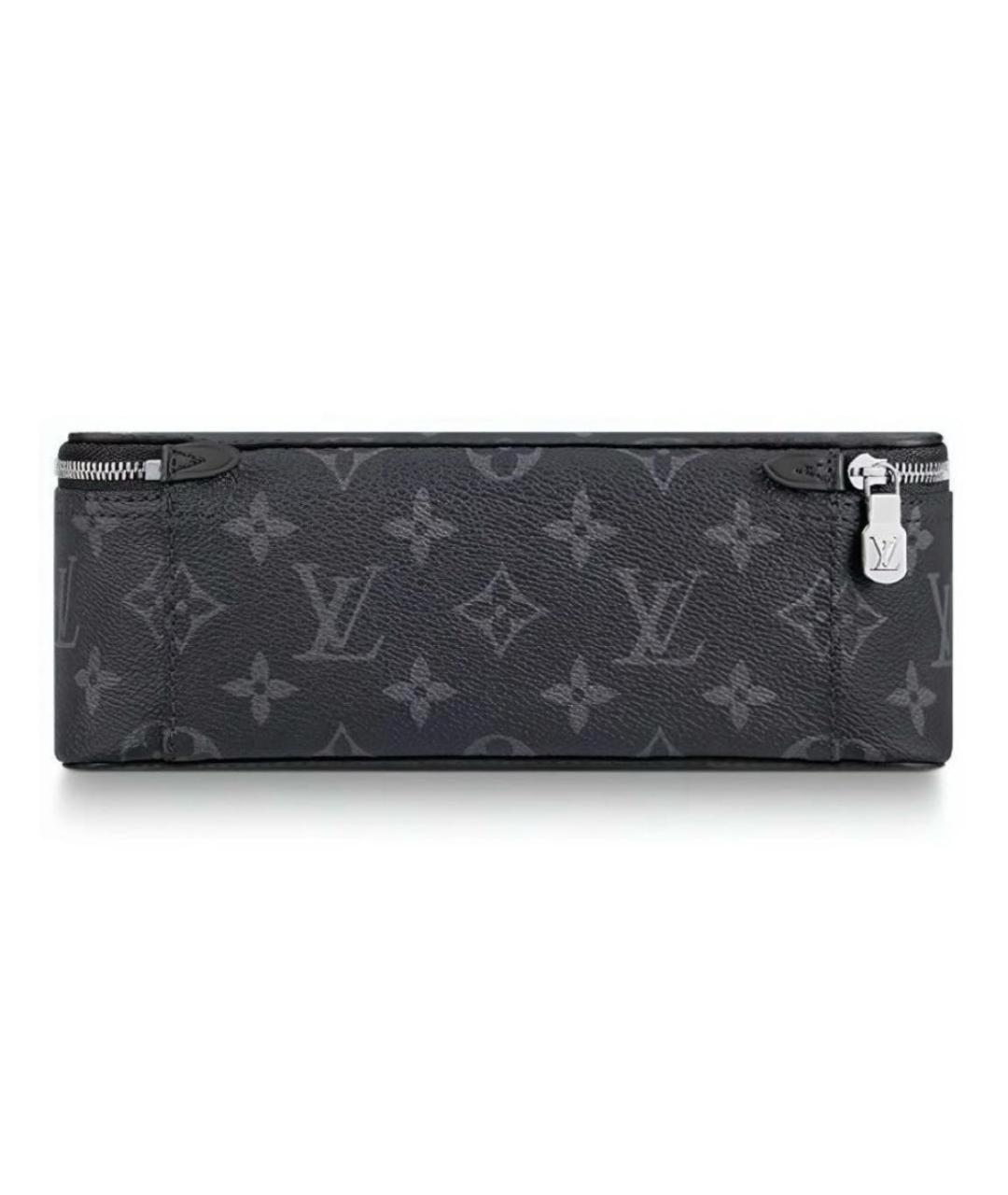 LOUIS VUITTON Черная косметичка, фото 3