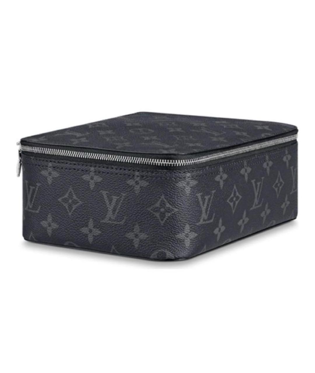 LOUIS VUITTON Черная косметичка, фото 2