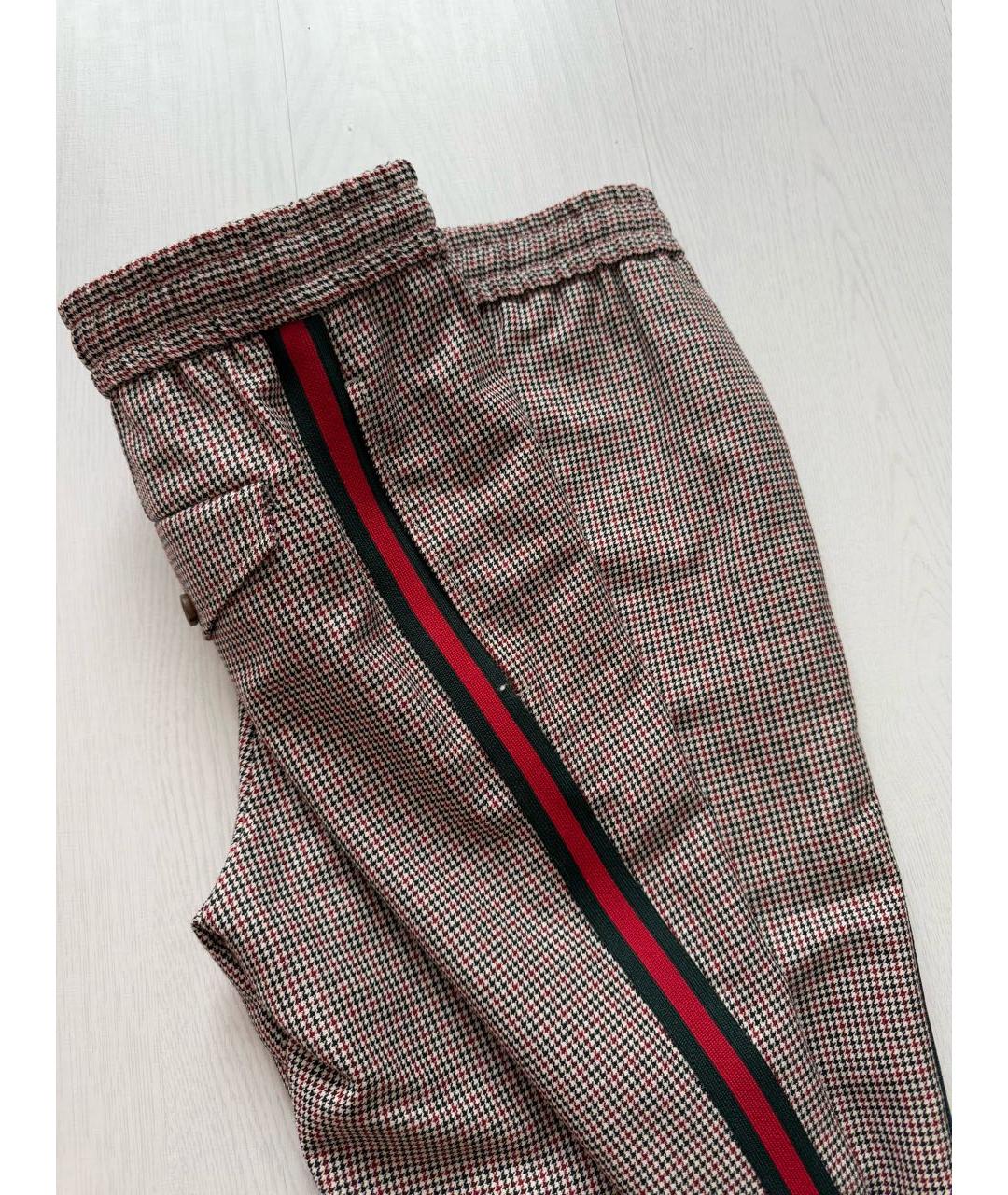 GUCCI Мульти повседневные брюки, фото 7