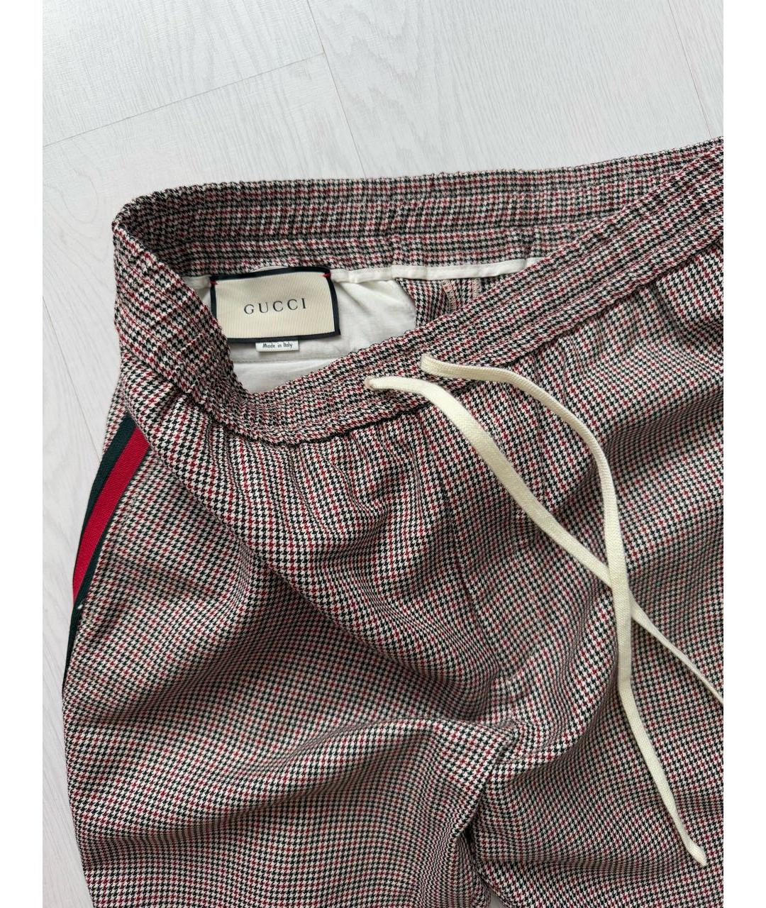 GUCCI Мульти повседневные брюки, фото 3