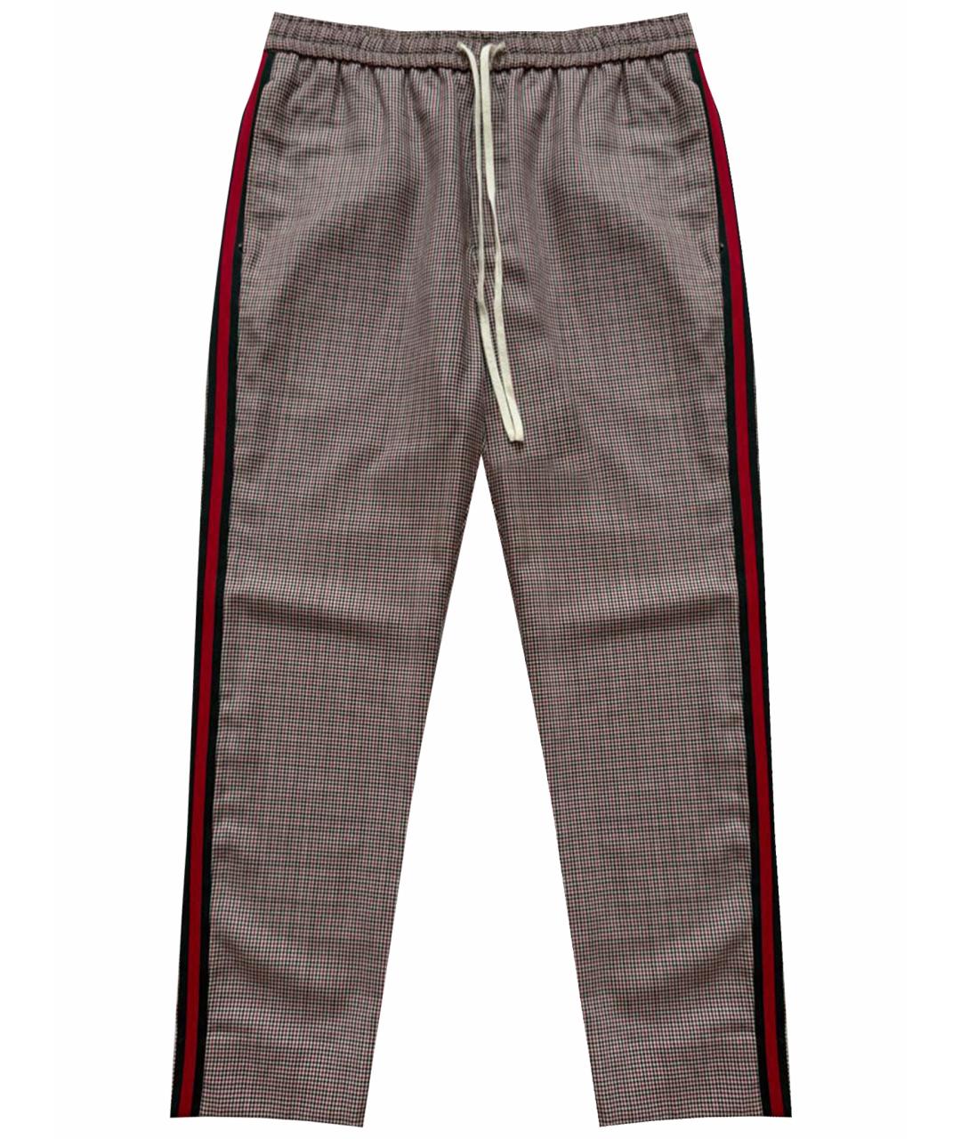 GUCCI Мульти повседневные брюки, фото 1