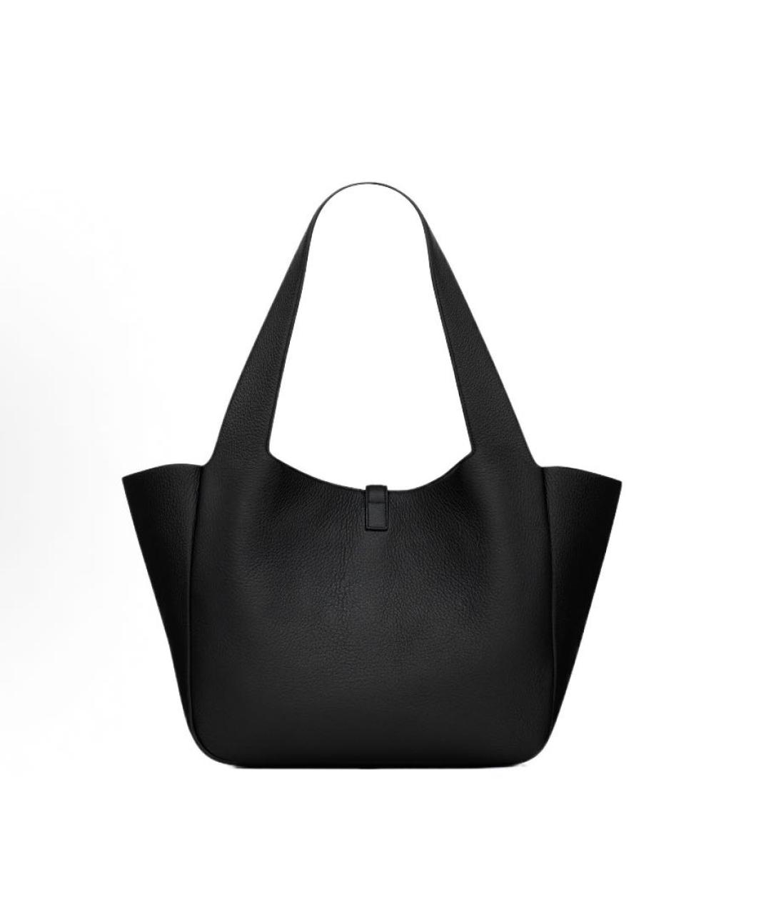 SAINT LAURENT Черная сумка тоут, фото 3