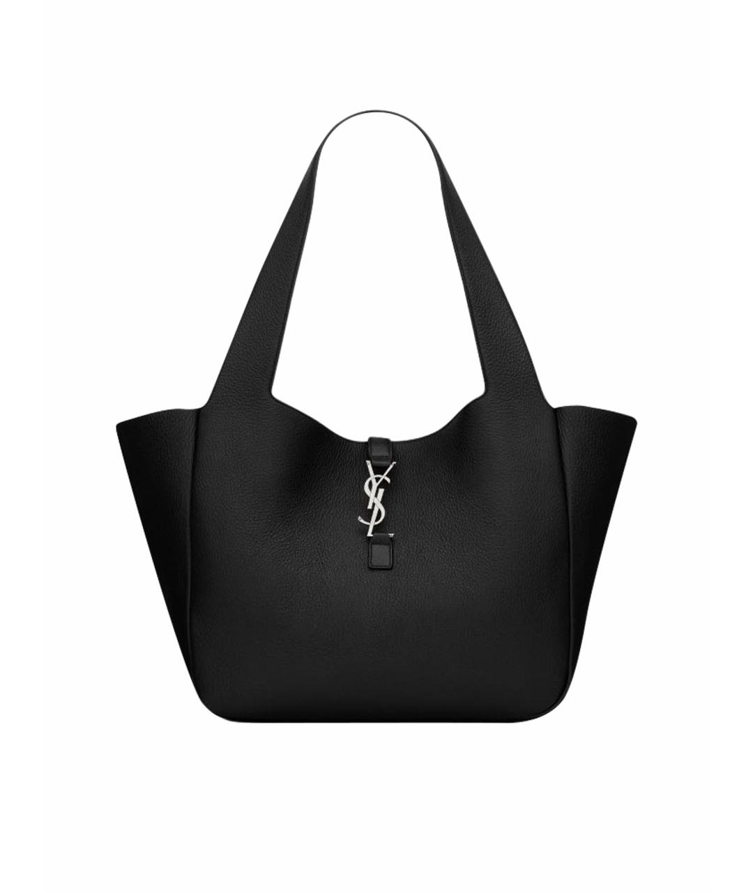 SAINT LAURENT Черная сумка тоут, фото 1