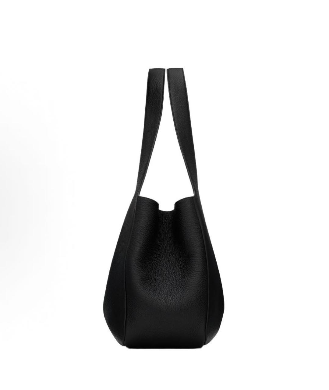 SAINT LAURENT Черная сумка тоут, фото 4