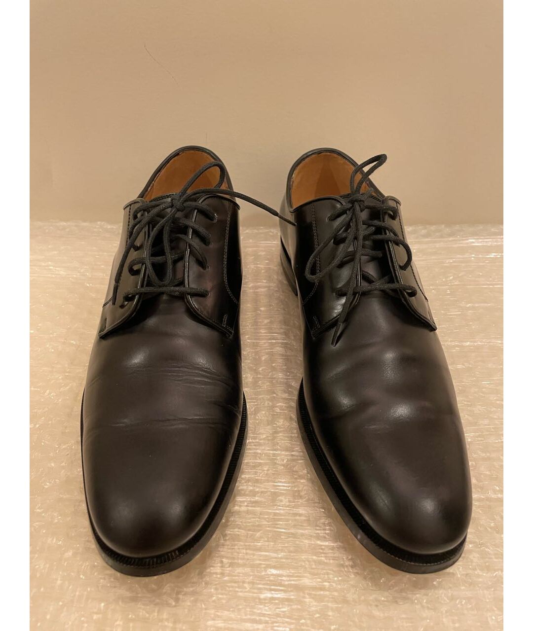 GUCCI Черные кожаные ботинки, фото 2