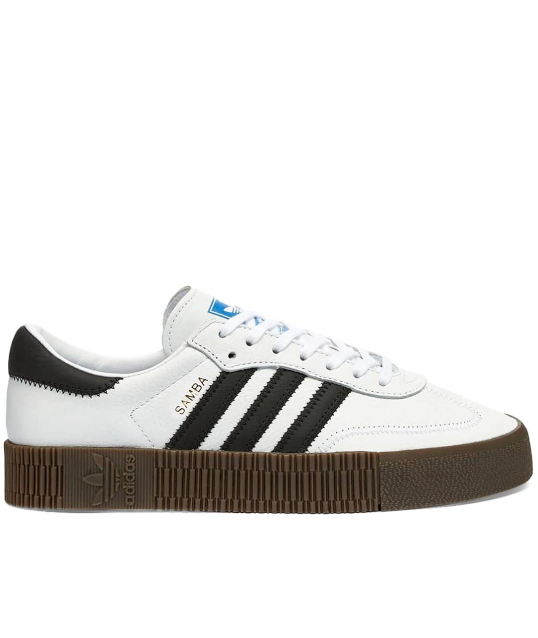 ADIDAS Белые кожаные кроссовки, фото 1