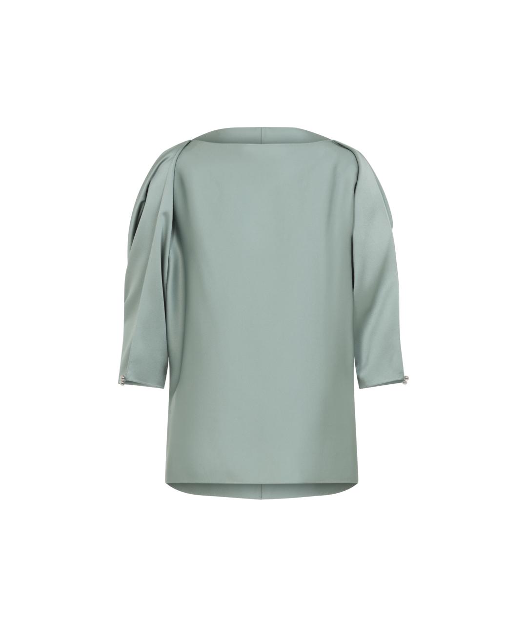 LANVIN Зеленая вискозная блузы, фото 1