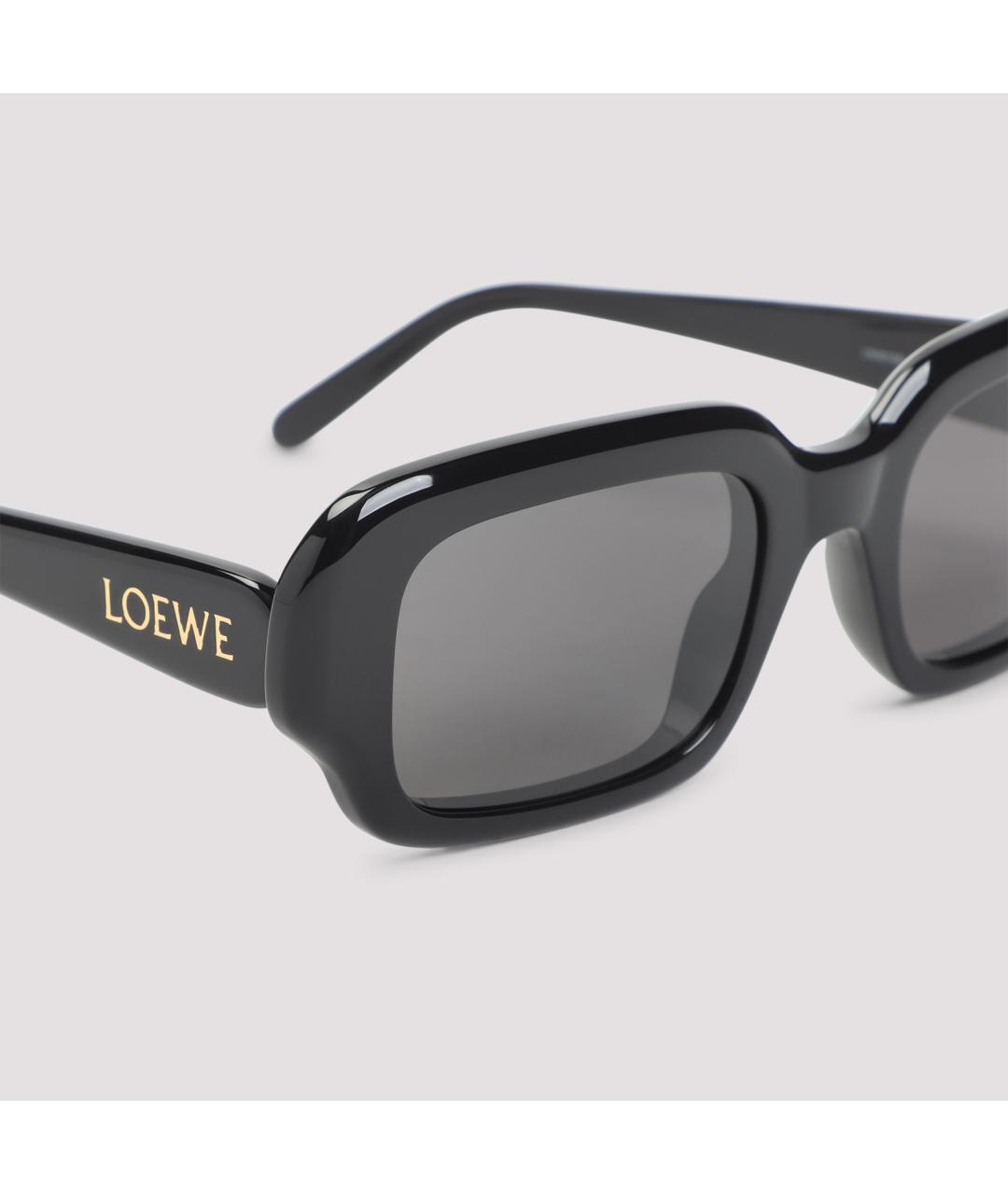LOEWE Черные пластиковые солнцезащитные очки, фото 5