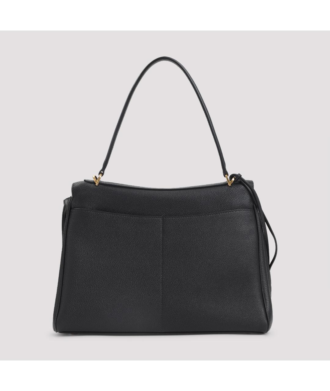 BALENCIAGA Черная кожаная сумка тоут, фото 7