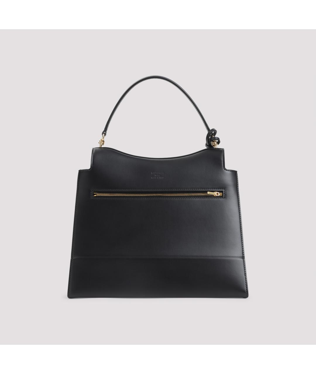 BALENCIAGA Черная кожаная сумка тоут, фото 5