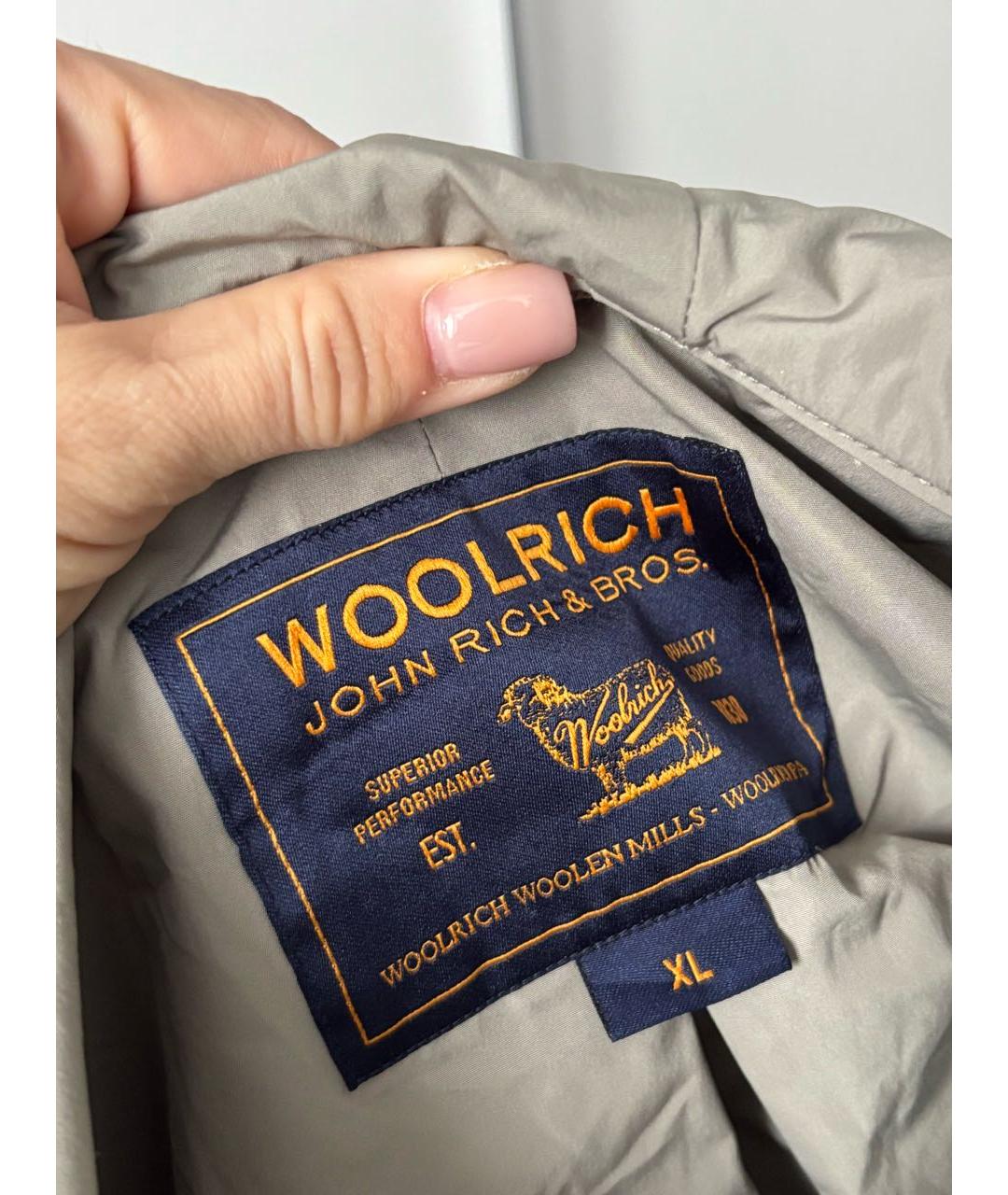 WOOLRICH Хаки тренч/плащ, фото 2