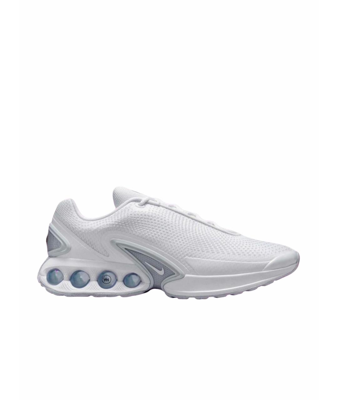 NIKE Белые текстильные низкие кроссовки / кеды, фото 1